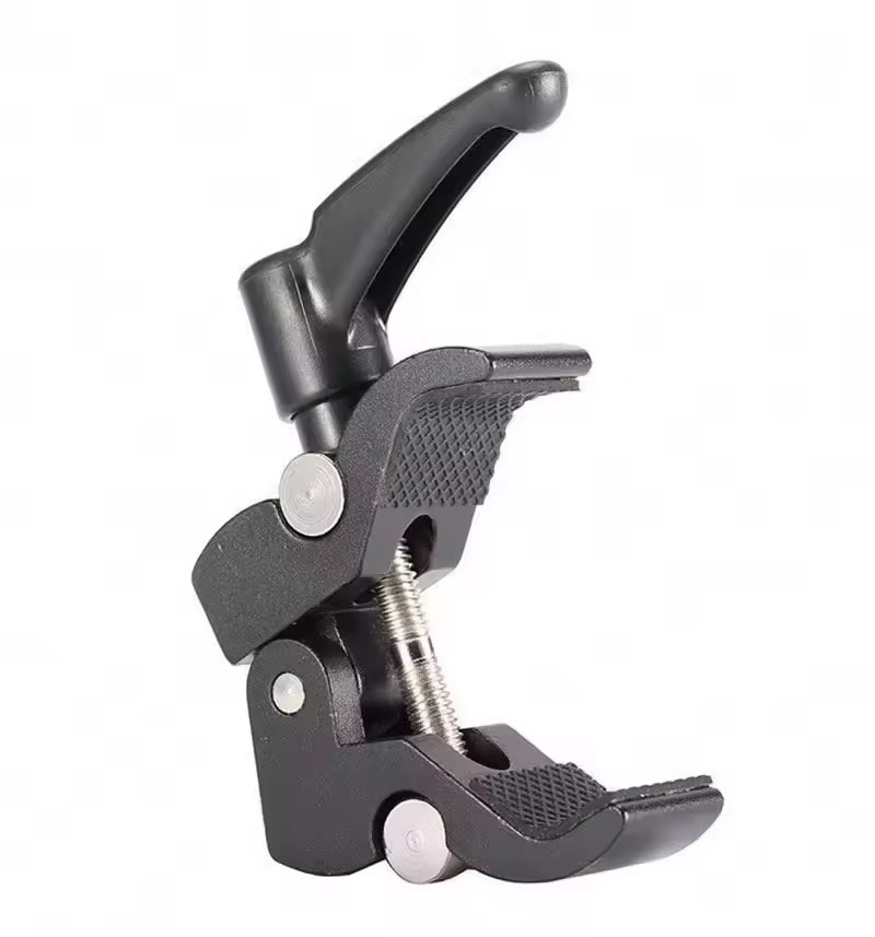 WEsport Crab Claw Super Clamp Tool 1/4" or 3/8" Studio Multi-Function Camera Clip for Flash Light LED Light Tripod Monopod