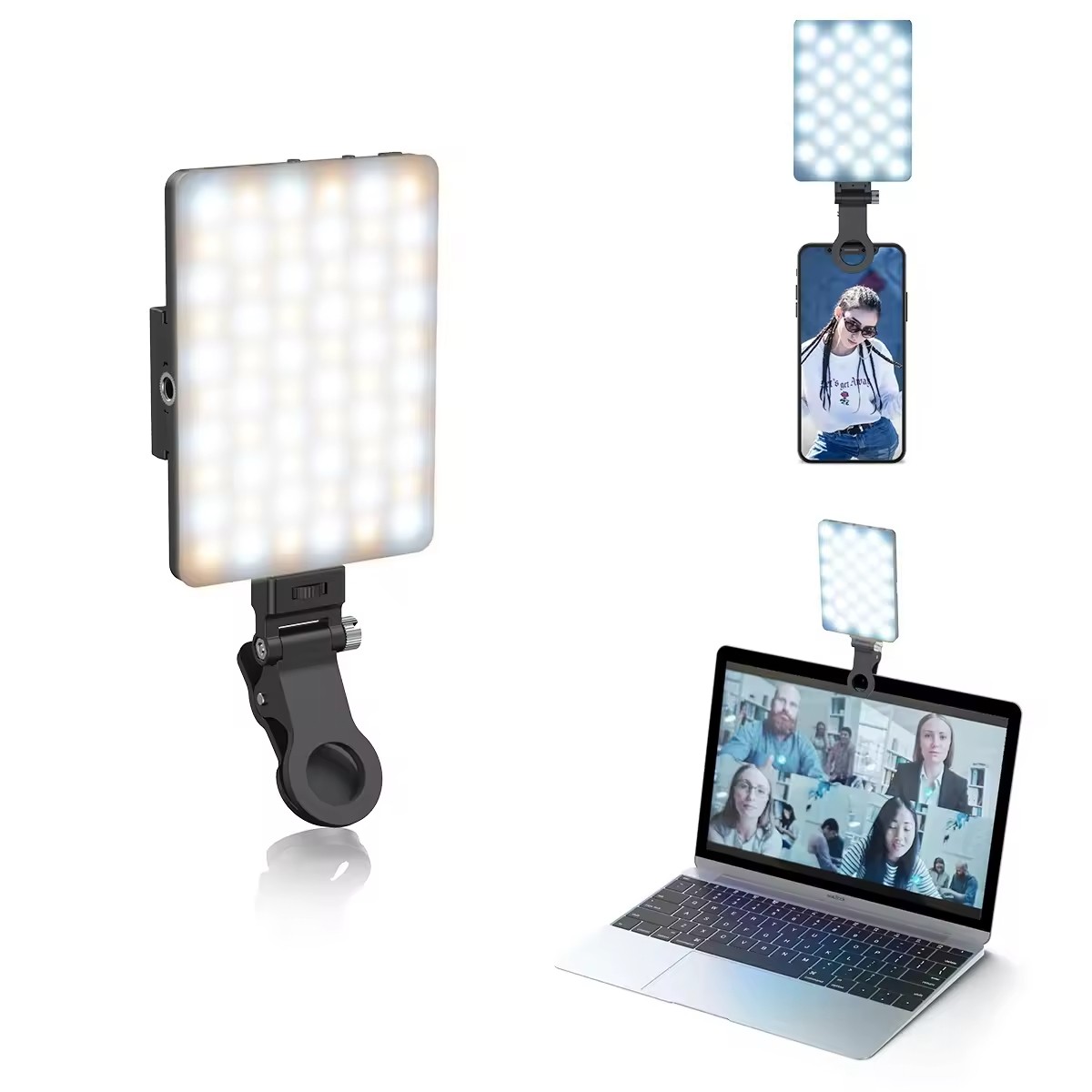 Portable Video Camera Light Rotatable Cold Shoe Design Camera Flash Lights Universal LED Video Light